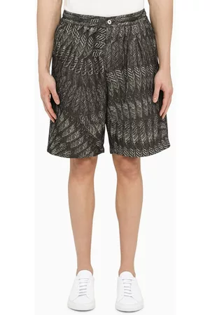 MARCELO BURLON Men Bermudas - Printed bermuda shorts
