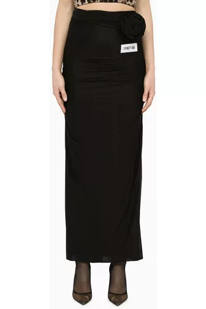 Dolce & Gabbana Women Maxi Skirts - Draped skirt with belt