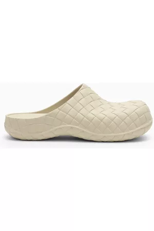 Bottega Veneta Men Sandals - Ivory rubber sandals