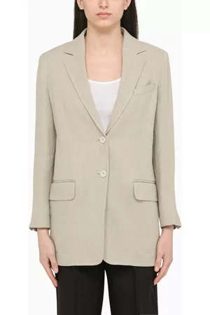 Mescal Jacquard Drill Trench Coat in Blue - Max Mara