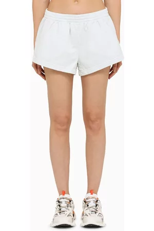 Balenciaga Women Shorts - Dirty jersey shorts