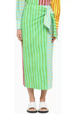 ALÉMAIS Women Midi Skirts - Striped midi skirt