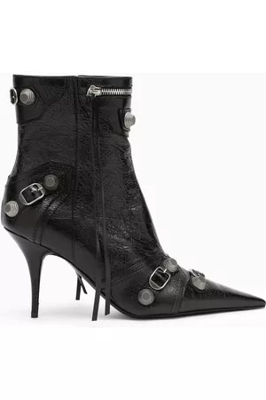 Balenciaga Women Ankle Boots - Leather Cagole ankle boot