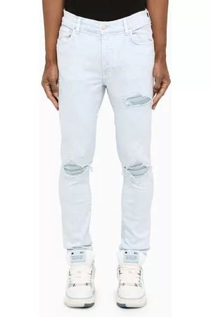AMIRI Men Skinny Jeans - Light skinny jeans with wears