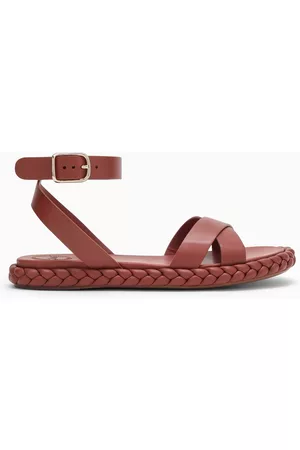 Chloé Women Sandals - Low brick leather sandal