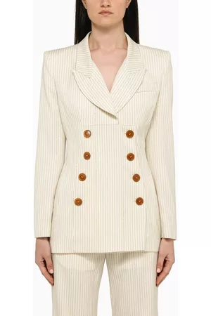Vivienne Westwood Women Double Breasted Jackets - Striped double-breasted blazer