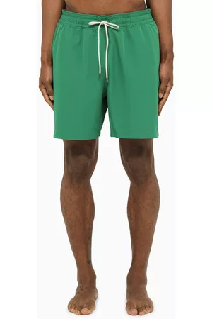 Ralph Lauren Men Boxer Shorts - Green nylon beach boxer shorts