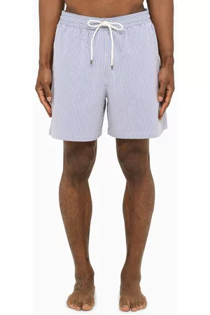 Ralph Lauren Men Boxer Shorts - Striped blue beach boxer shorts