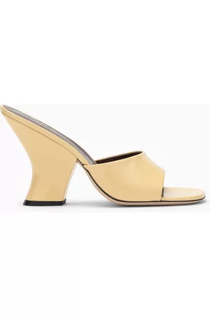 By Far Women Mules - Tais ivory leather mule