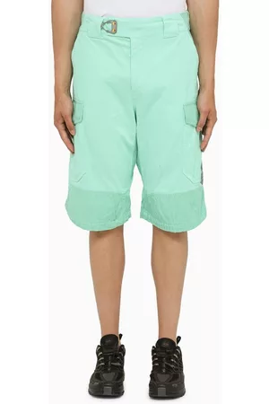Objects IV Life Men Bermudas - Mint cotton cargo bermuda shorts