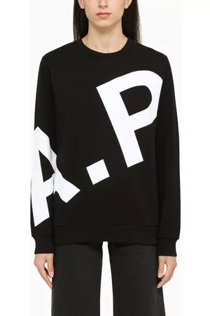 A.P.C. Women Maxi Blouses - Sweatshirt with maxi logo