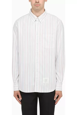 Thom Browne Men Shirts - Striped cotton shirt