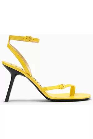 Loewe Women Leather Sandals - Petal sandals in leather
