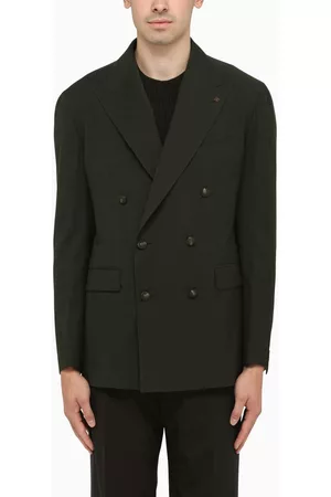 TAGLIATORE Men Double Breasted Jackets - Double-breasted jacket in wool