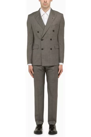 TAGLIATORE Men Double Breasted Jackets - Double-breasted wool suit