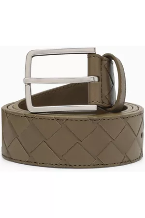 Bottega Veneta Men Belts - Mastice-coloured leather belt
