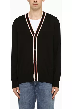 Alexander McQueen Men Lightweight Sweaters - Wool cardigan