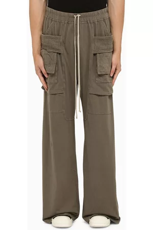 Rick Owens Men Cargo Pants - Wide fit dust-coloured cargo trousers