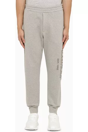Alexander McQueen Men Pants - Jogging trousers with logo