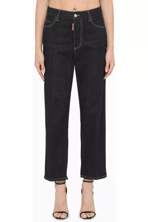 Dsquared2 Women Jeans - Navy cropped jeans
