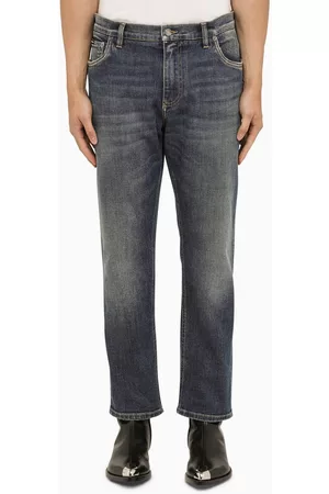 Dolce & Gabbana Men Jeans - Blue five-pocket regular jeans