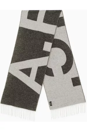 A.P.C. Men Winter Scarves - Wool double-face scarf