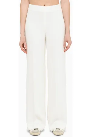 Stella McCartney Wide cream trousers