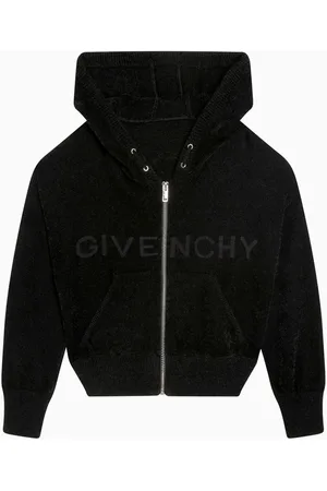 Black Cropped Hoodie by Givenchy on Sale