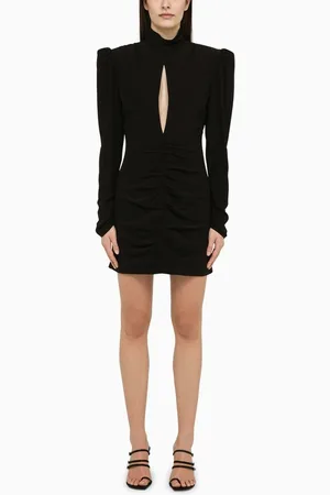 Alessandra Rich Draped silk minidress