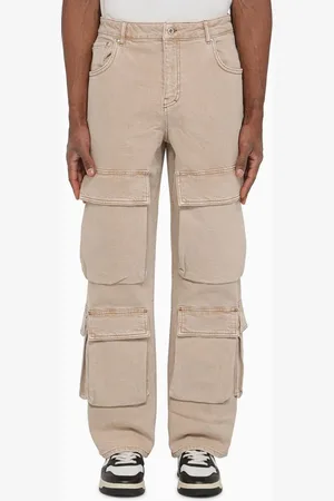 Represent R3Ca denim cargo trousers