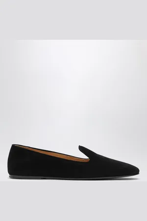 The Row Lippi suede loafer