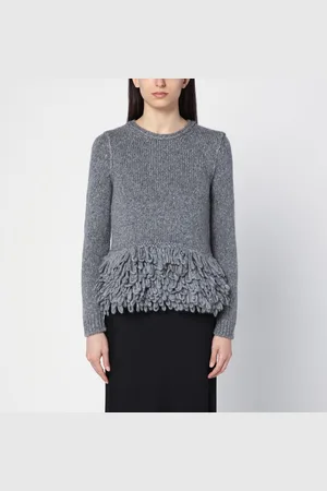 Stella McCartney Wool sweater with feather insert