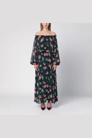 ROTATE Dress with floral pattern in recycled polyester