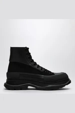 Alexander McQueen Canvas Tread Slick boots
