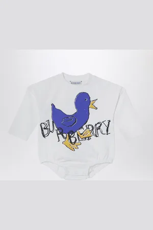 Burberry Sleepsuit with logo print