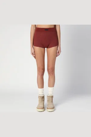 FEAR OF GOD Burgundy Honeycomb Short