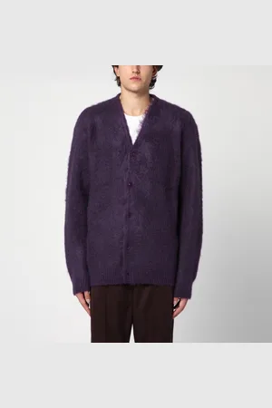 Pins & Needles Cardigan viola in misto mohair