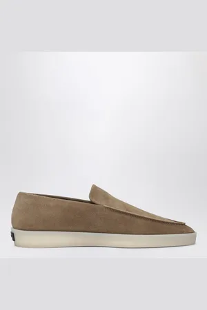 FEAR OF GOD Taupe colored suede loafer