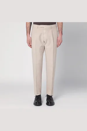 Biagio Santaniello Trousers in cotton and linen