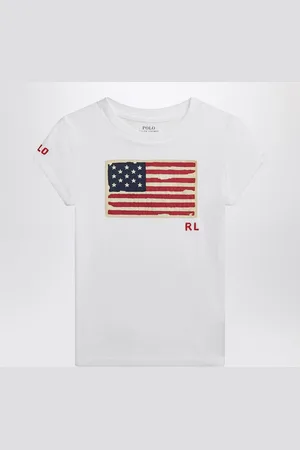 Ralph Lauren Jersey T-shirt with flag