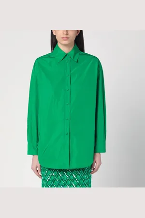 P.A.R.O.S.H. Oversized shirt emerald