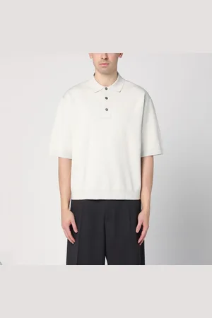 STUDIO NICHOLSON Short-sleeve ice color polo
