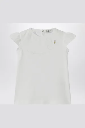 Il gufo T-shirt with ruffled sleeves