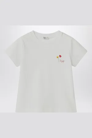 Il gufo T-shirt with embroidered logo