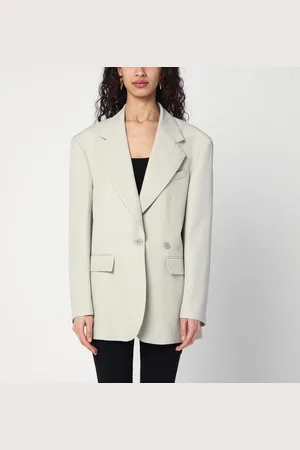 P.A.R.O.S.H. Greige jacket in linen blend