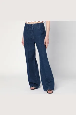 Patou Wide-leg ink jeans in denim