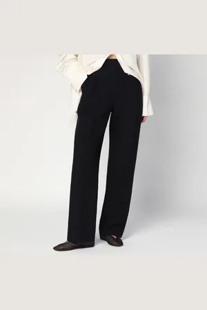 The Row Lilas trousers in wool and linen