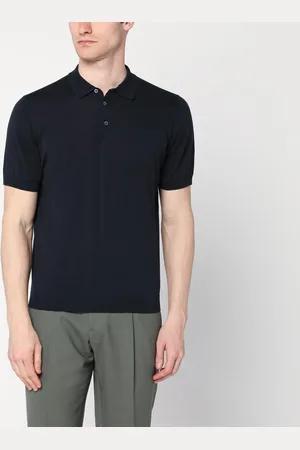 DRUMOHR Navy polo shirt in cotton