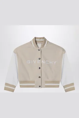 Givenchy Cream-colored bomber jacket with logo