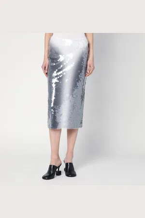 Sportmax Gradient sequin pencil skirt